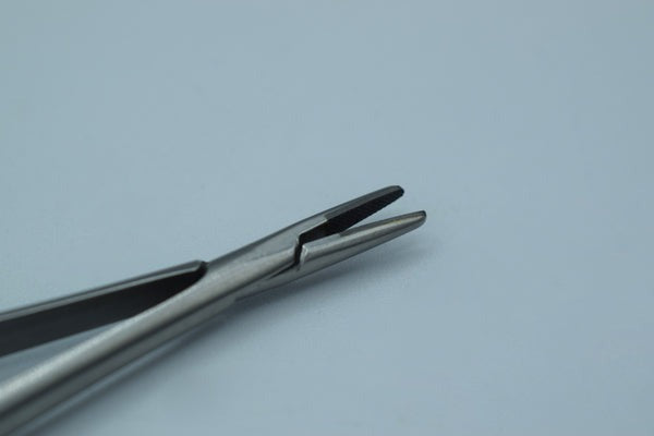 Castroviejo TC inserto Manico tondo Diritto 18cm Misura ago 5-0,6-0,7-0,8-0,9-0,10-0 (Cod. 1004-20.)