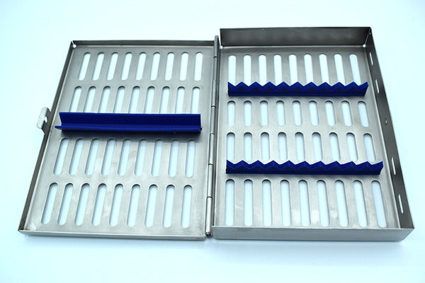 Vassoio porta strumenti dimensioni 180 x 130 x 25 x 10 strumenti (COD. 1030-9)