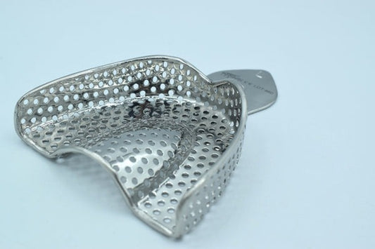 UPPER IMPRESSION TRAY (L) - STAINLESS STEAL (Cod. 1027-4)