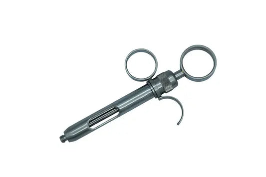 Syringe 1.8ml EU Stainless Steel INOX 2 Rings