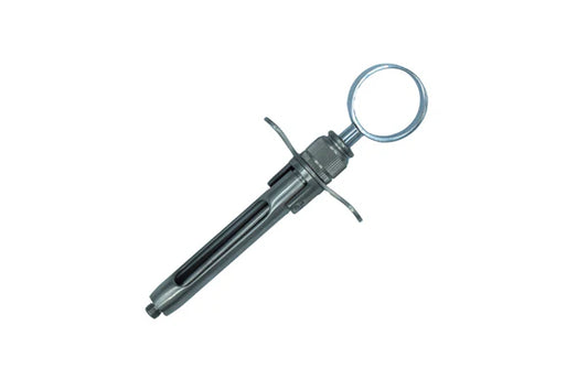 Syringe 1.8ml EU Stainless Steel Folding Type