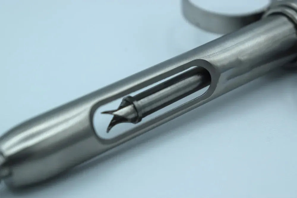 Syringe 1.8ml EU Stainless Steel 3 Rings INOX(COD. 1006-6)