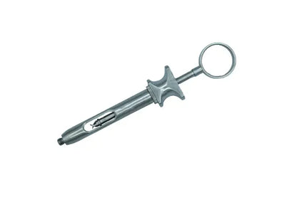 Syringe 1.8ml EU Stainless Steel INOX 1 Ring