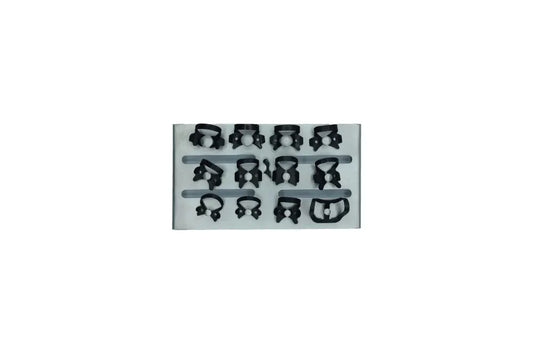 Rubber Dam kit clamp NO212-00-0-1-2a;3-7-8-8a-12a;13a-14-1 Black