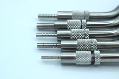 Osteotomes, Double LOck Set 5 Pieces (Concave) With Box (Cod. 1021-25)
