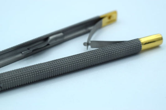 Barraquer TC inset Curved 16cm Needle Size 4-0,5-0,6-0 (Cod. 1004-23.)