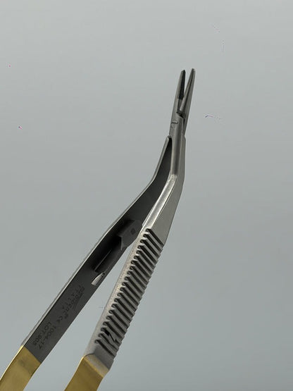 Inserto Castroviejo TC curvo 60° 14cm Calibro Ago 4-0,5-0,6-0 Cod. 1004-17)