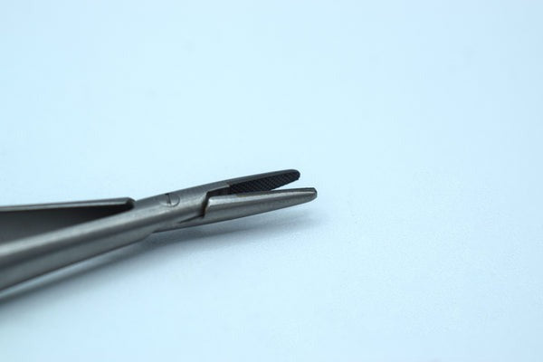 Castroviejo TC inserto Manico Rotondo Dritto 14cm Calibro Ago 5-0,6-0,7-0 (Cod. 1004-18.)