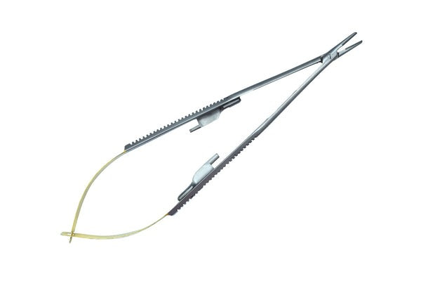 Castroviejo TC Inseritore Dritto 18cm Misura Ago 4-0,5-0,6-0 (Cod. 1004-15.)