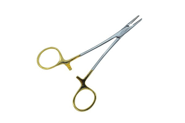 Cril Wood Straight 12Cm TC insert Needle Size2-0, 3-0,4-0 (Cod. 1004-3)
