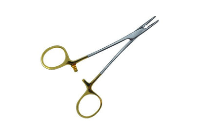 Cril Wood curvo 15cm TC inserto Misura ago 2-0,3-0,4-0 (Cod. 1004-1)