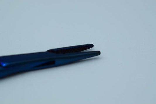 CRILE WOOD FORCEP STRAIGHT 15cm TITANIUM INSERT NEEDLE SIZE 2-0.3-0.4-0. (COD. 1004-2B)