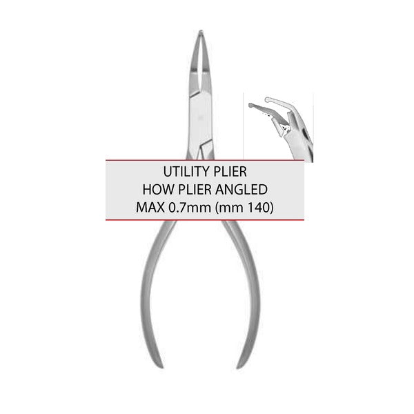 HOW PLIER CURVED – MAX 0.7mm (mm 140) (Cod .1024-3)