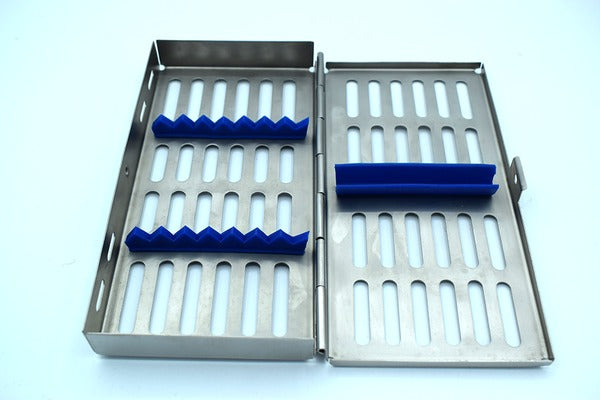 Dimensioni vassoio strumenti 180mm x90mm x25mm x7 strumenti (COD. 1030-8)