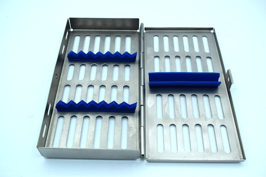 Instrument Tray dimensions 180mm x90mm x25mm x7 instruments (COD. 1030-8)