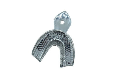 LOWER IMPRESSION TRAY (L) - STAINLESS STEAL (Cod. 1027-9)