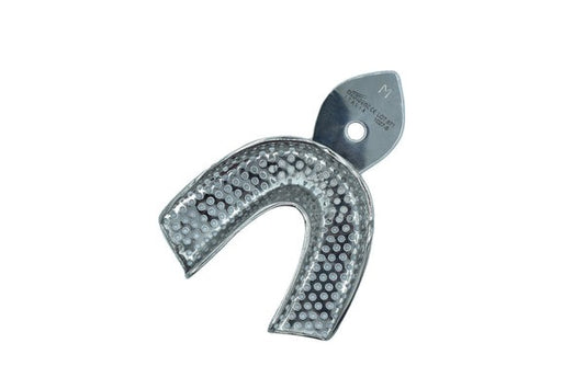 LOWER IMPRESSION TRAY (M) - STAINLESS STEAL (Cod. 1027-8)