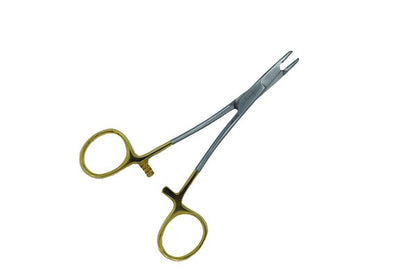 Porta-aghi Olsen Hegar con forbici TC 14cm 3-0,4-0,5-0,6-0 (Cod 1004-10)