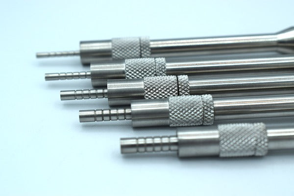 Set di Osteotomi Doppio Blocco 10 Pezzi (concavo) (COD. 1021-23)