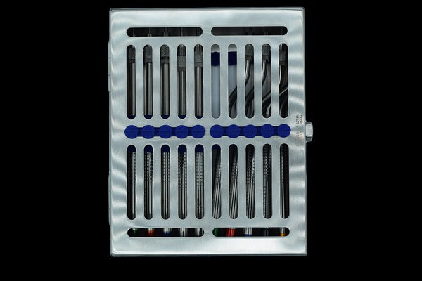 Osteotomes , Double Lock Set 10 pieces (convex) (COD. 1021-24)