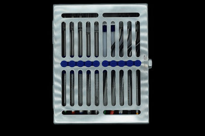Osteotomes , Double Lock Set 10 pieces (convex) (COD. 1021-24)