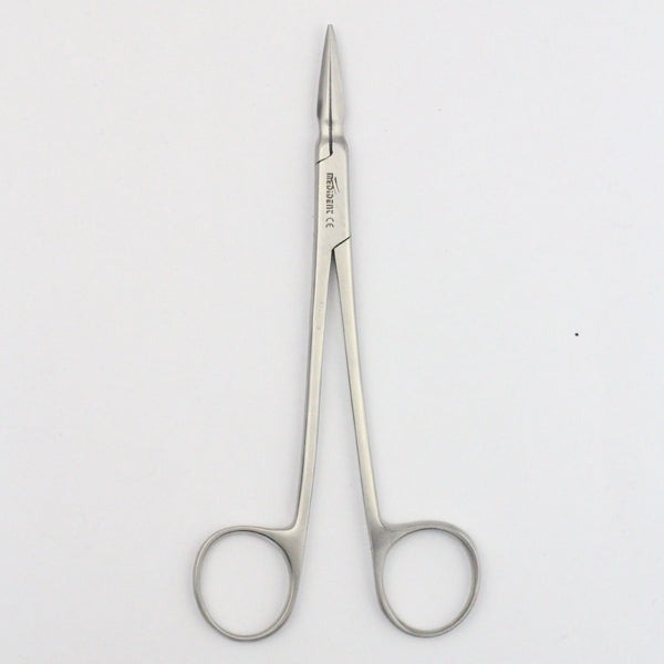 Dental Expert Stieglitz root fragment dental instrument with metal tip and textured handle for root removal procedures